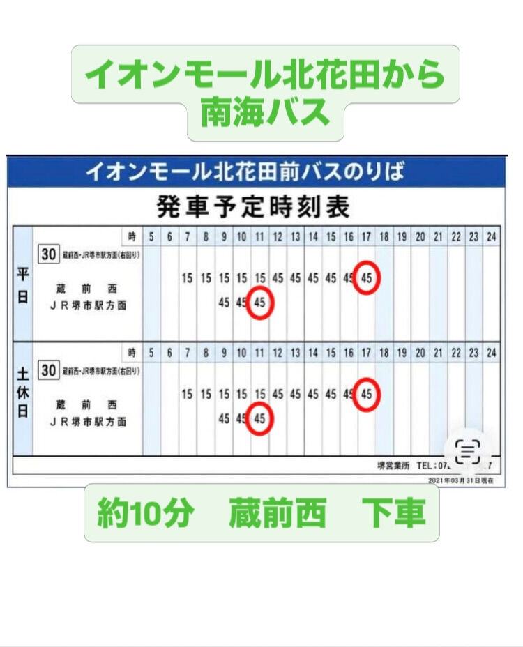 大阪メトロ　御堂筋線北花田駅からはこの経路が大通りで1番わか